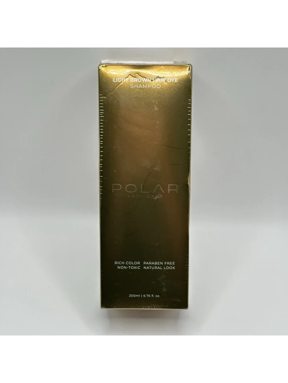 Polar Hair Dye Shampoo Light Brown 200ml Natural Look Color Sealed New 200ml